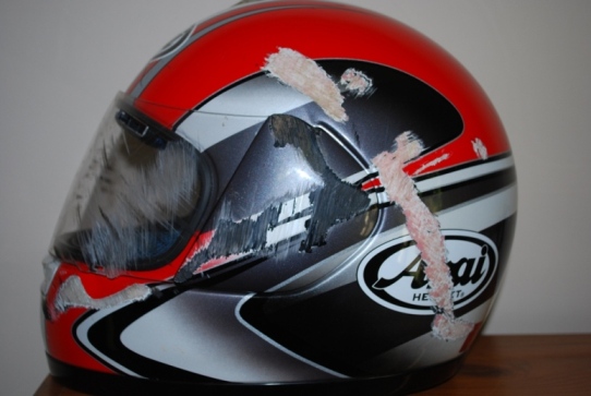 helmet damage.JPG