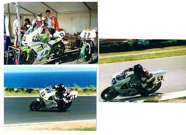 Top left pic. Who's the other guy??????  One of the tallest racers ever is a hint. Victorian guy. Never won a national though!!! He came close but!!