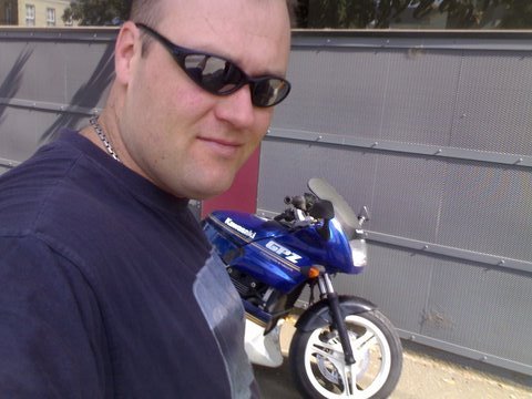 Me and my new bike