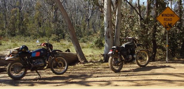 Nothing better than a couple of *road*bikes in the Wastelands....