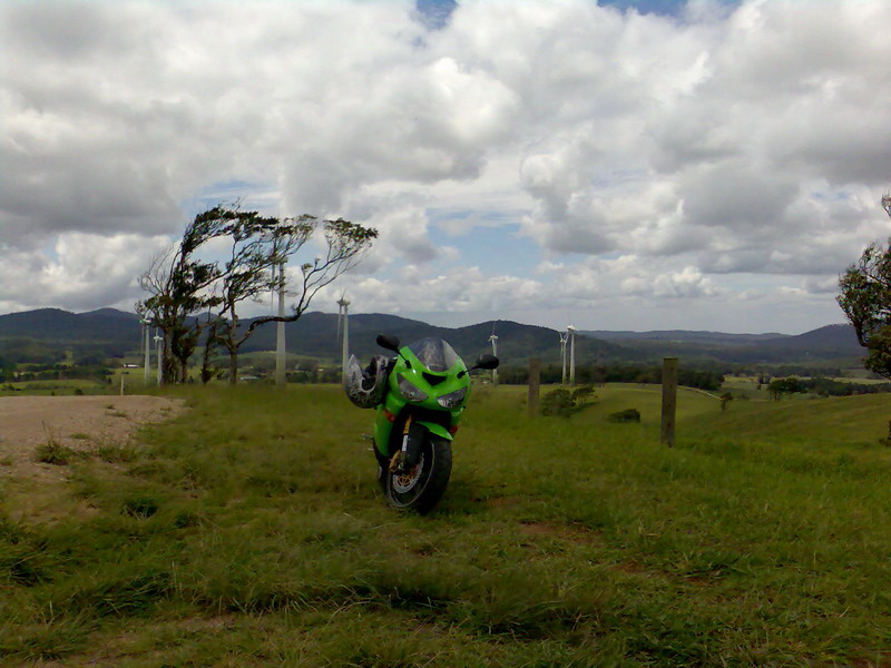 Windy Hill wind farm.