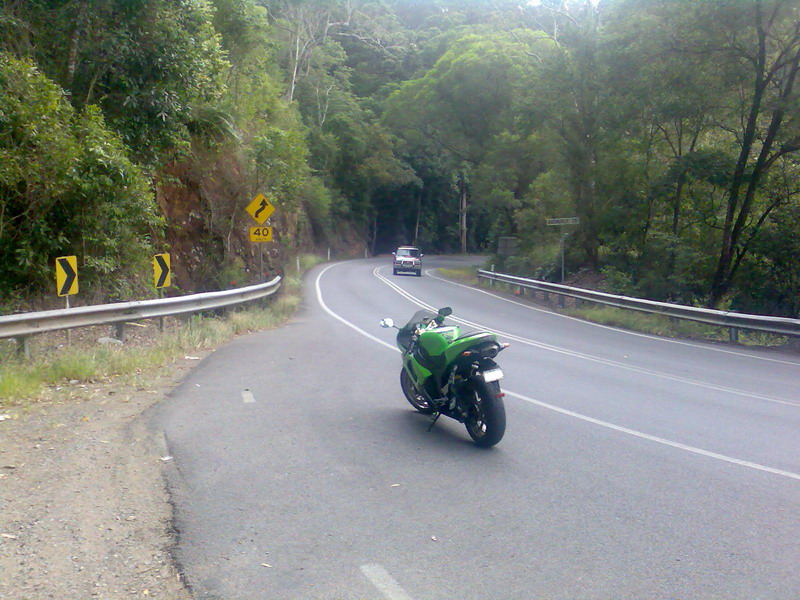 Yep, Kuranda range again. Looking down towards the second overtaking lane.