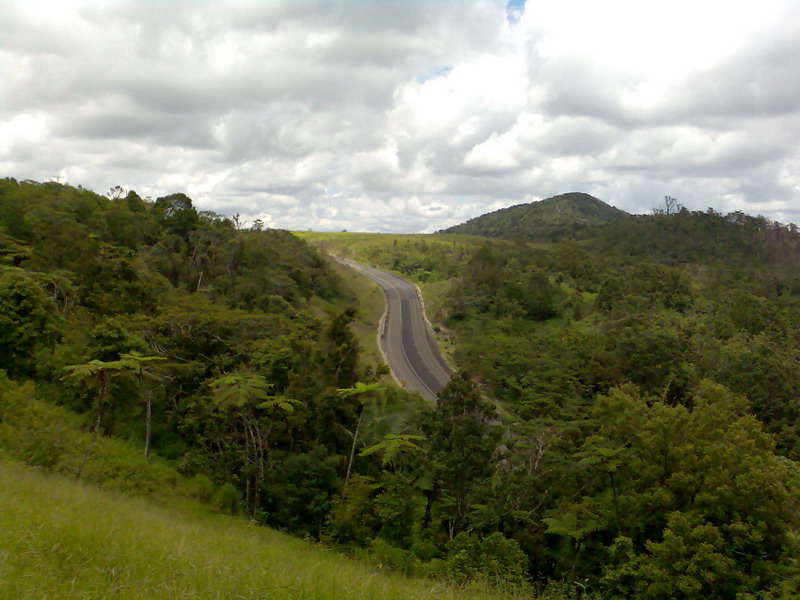 Towards Ravenshoe on the B-Double Route.