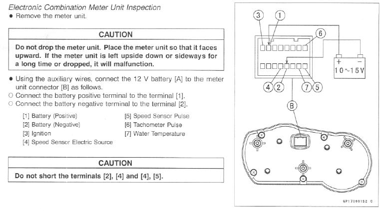 Pin-out diagram for the '00 zx6r instruments