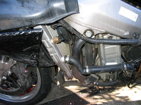 Where did my fairing go? All of this damage was from the Honda not the ground.