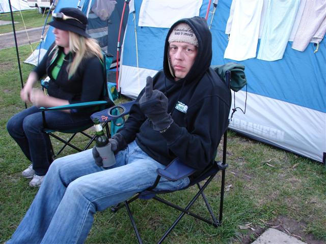 Unhappy camper !
