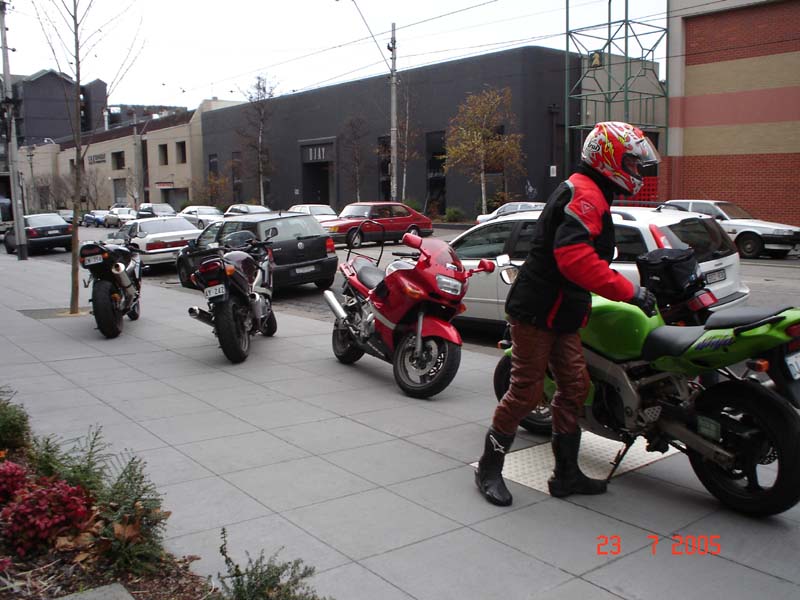 Billy and &quot;those&quot; brown pants at South Yarra!