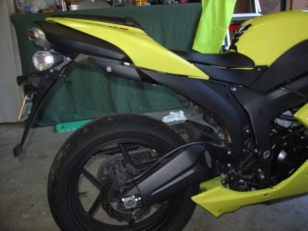 removed rear pegs