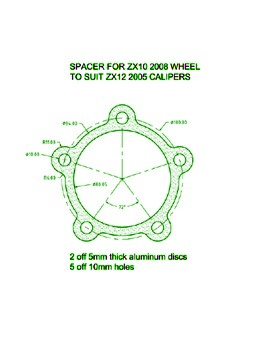ZX10 2008 Front Wheel Hub Spacer to suit ZX12 2005 Calipers copy-2.jpg