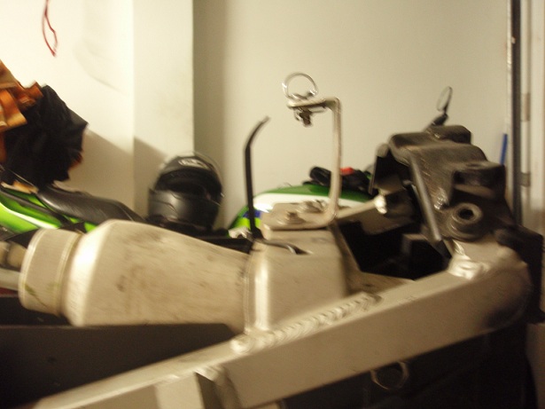 side view of bracket