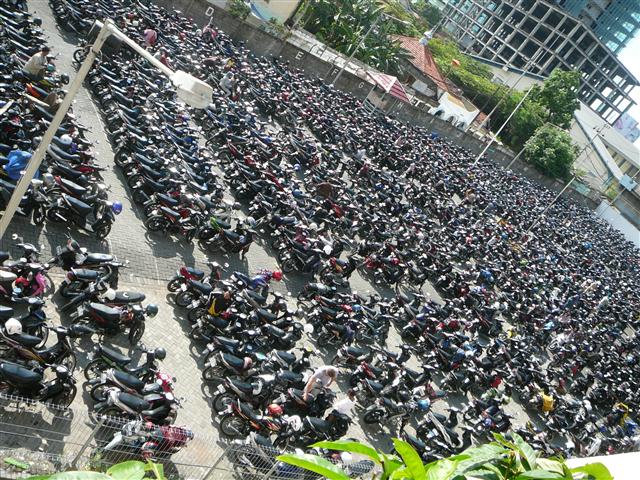 shopping carpark