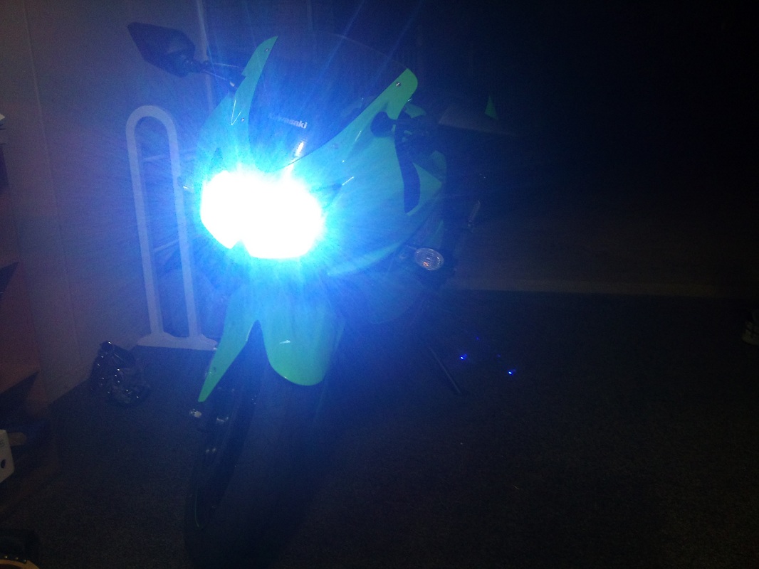 on high beam
