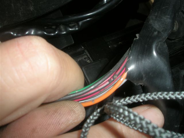 Just cut through the insulation