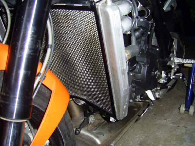 Cox fitted to KTM RC8
