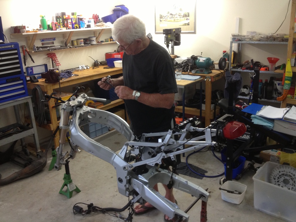 Dad &amp; she's coming back together.
