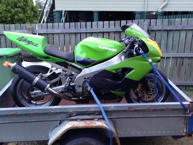 on the trailer