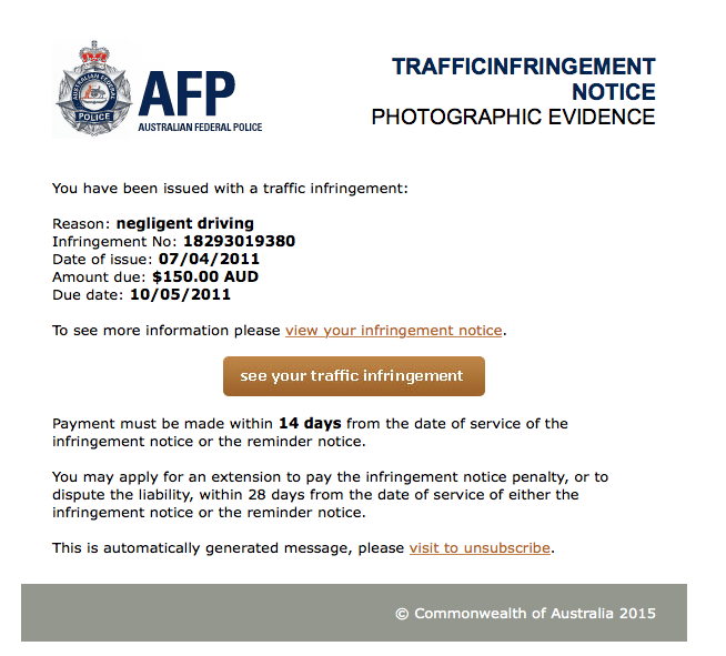 AFP Traffic Notice bahahahaha