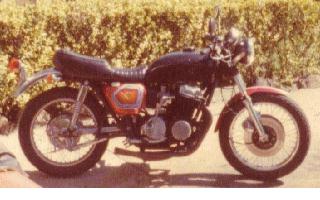 My first road bike when I first got it.